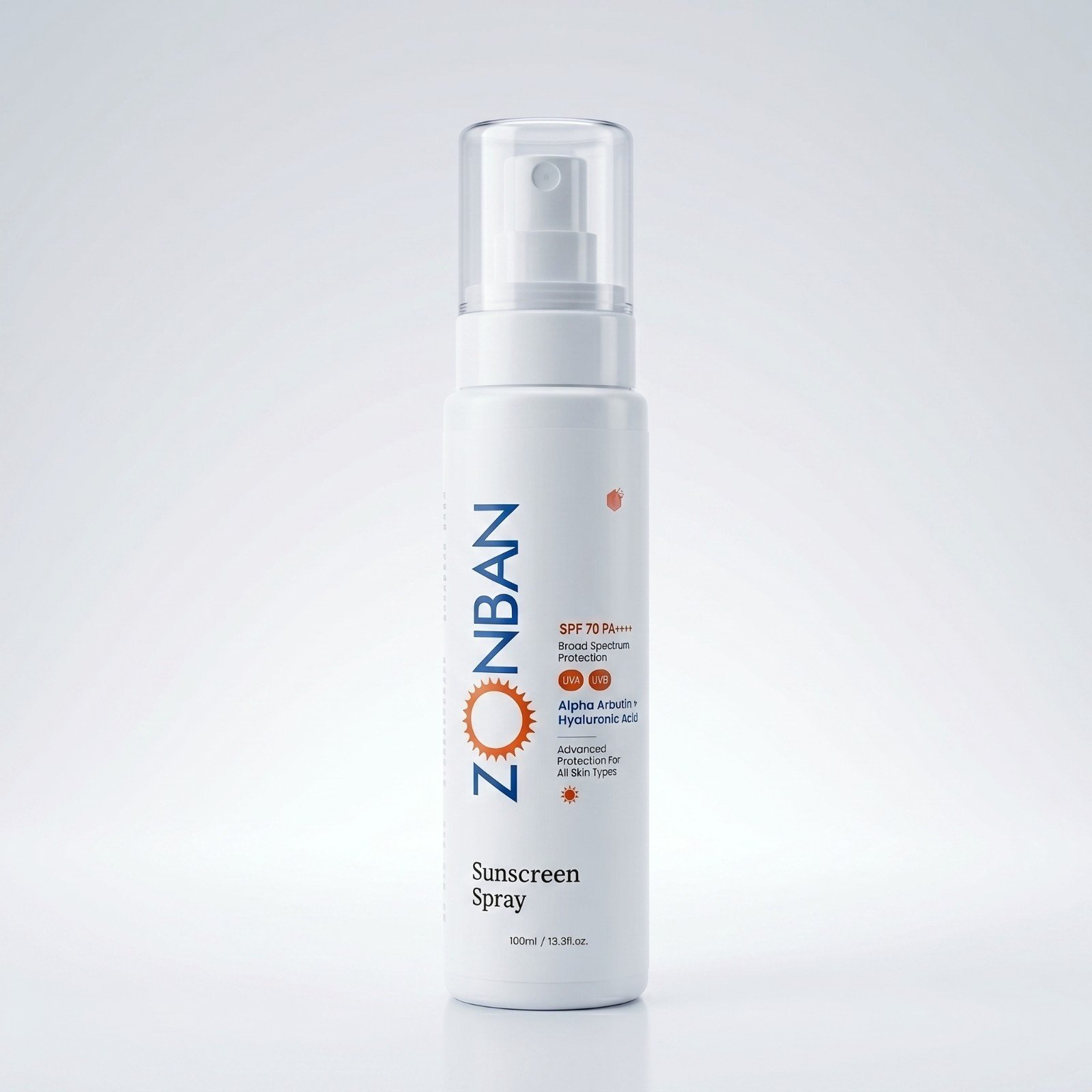 ZONBAN Sunscreen Spray SPF 70 PA++++ | Broad Spectrum Sunscreen Spray for Advanced UV Protection