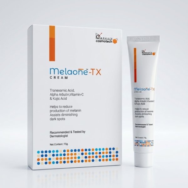 MELAONE-TX Cream | Tranexamic Acid, Alpha Arbutin, Vitamin C & Kojic Acid Cream