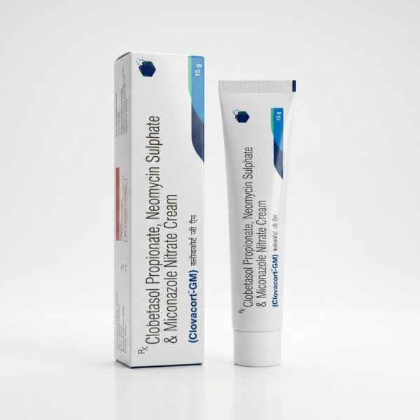 Clobetasol Propionate 0.05%w/w, Neomycin Sulphate 0.5%w/w & Micronazole Nitrate 2.0%w/w