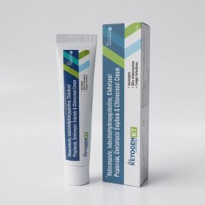 Ketoconazole IP 2.00%w/w+ Iodochlorhydroxyquinoline IP 1.00%w/w+Clobetasol Propionate IP 0.05%w/w+Gentamycin Sulphate IP 0.10%w/w+ Chlorocresol IP 0.10%w/w