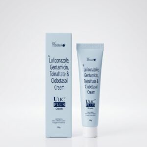 Luliconazole 1% w/w+ Gentamicin 0.10%w/w+ Tolnaftate 1.00%w/w+ Clobetasol 0.05% w/w