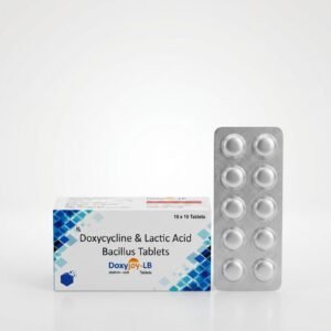 Doxycycline 100mg + Lactic Acid Bacillus 5 Billion Spores