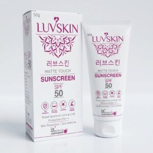 MATT TOUCH SUNSCREEN SPF 50 BROAD SPECTRUM UVA & UVB PROTECTION PA+++ SKINN PROTECTIO SKIN DEFENCE