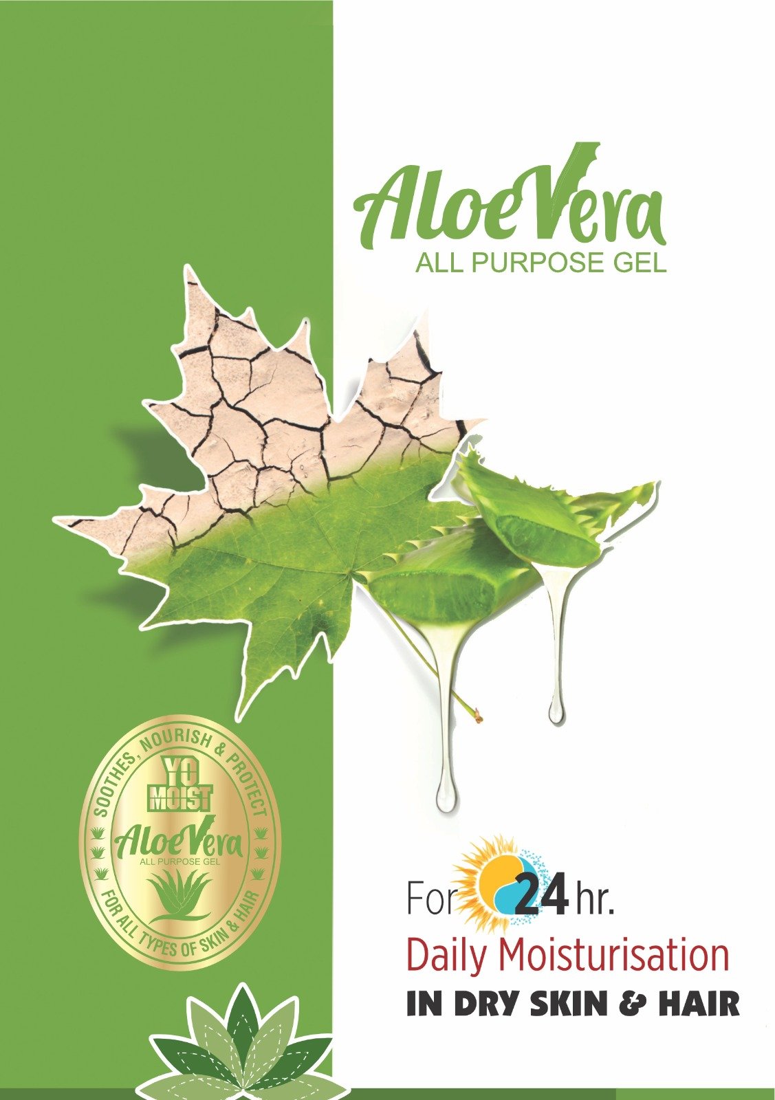 YO MOIST Aloe Vera Gel | Hydrates, Soothes & Nourishes - Image 2
