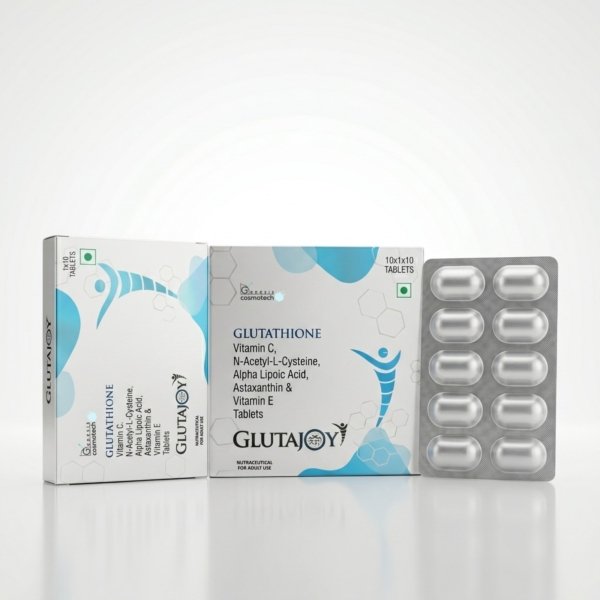 GLUTAJOY Tablets | Glutathione, Vitamin C & Antioxidant Supplement