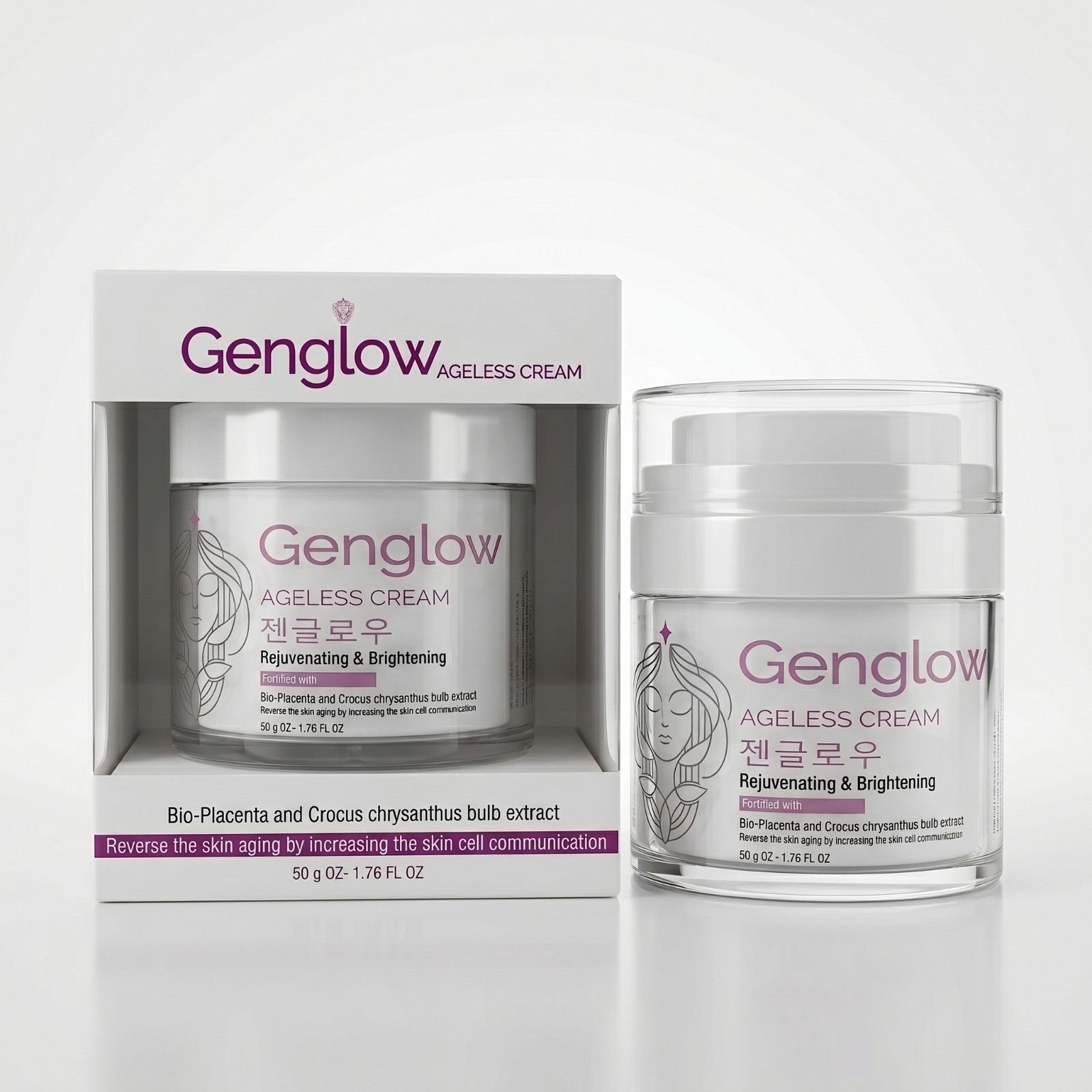 GENGLOW Ageless Cream | Rejuvenating & Brightening Anti-Ageing Cream