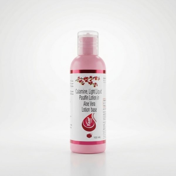 Calamine 8% + Aloevera 10% + LIGHT LIQUID PARAFFIN IP 10% + METHYL PARABEN 0.20 % + PROPYL PARABEN 0.02%