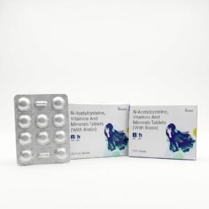 Biotin 10 mg + N-Acetyl Cysteine 50 mg + Calcium Pantothenate 100 mg + Selenium Selenite eq to ele. Selenium 65 mcg + Cupric Oxide eq. to ele. Copper 3 mg + Zinc Oxide eq. to ele. Zinc 22.5 mg