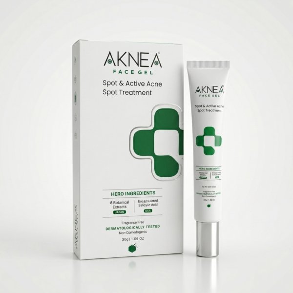 AKNEA Face Gel | Spot & Active Acne Treatment Gel for Acne-Prone Skin