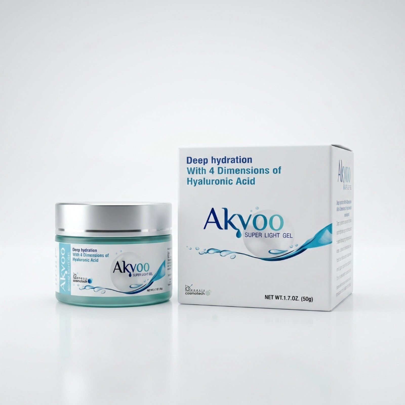 AKVOO Super Light Gel | Deep Hydration with 4 Dimensions of Hyaluronic Acid